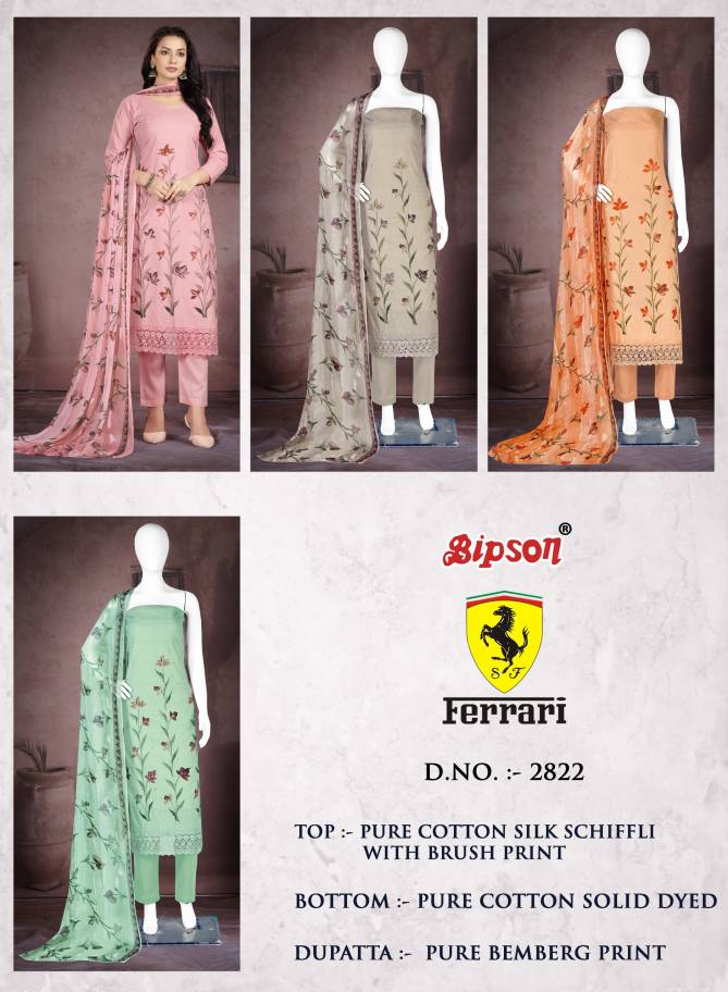 Ferrari 2822 By Bipson Cotton Silk Printed Sarees Wholesale Shop In Surat
